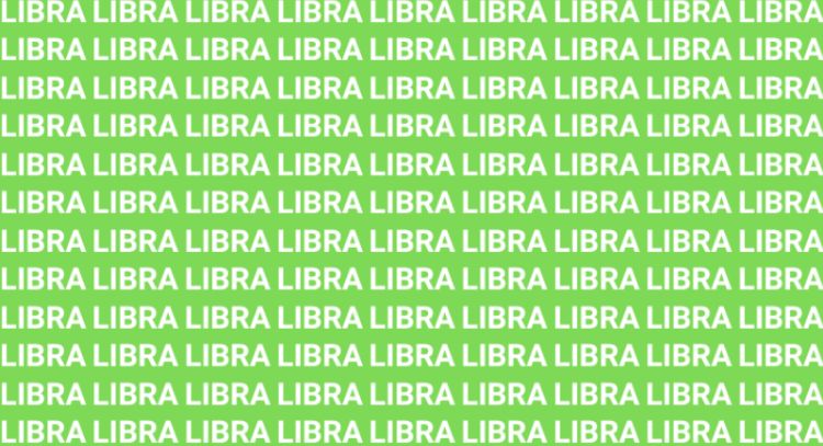 Solo una persona con vista de halcón puede encontrar la palabra 'LIBRE' en solo 10 segundos