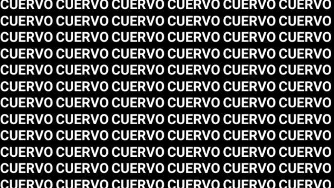 Sólo la mente de un maestro puede encontrar la palabra 'Ciervo' en menos de 10 segundos