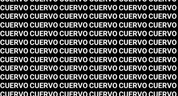 Sólo la mente de un maestro puede encontrar la palabra 'Ciervo' en menos de 10 segundos