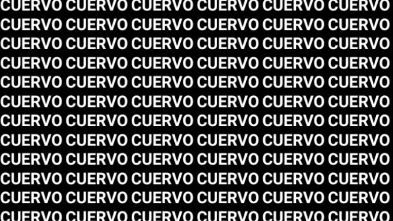 Sólo la mente de un maestro puede encontrar la palabra 'Ciervo' en menos de 10 segundos
