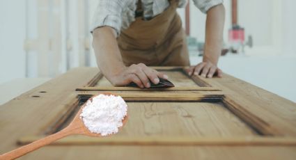 El método para limpiar las puertas de madera con bicarbonato de sodio