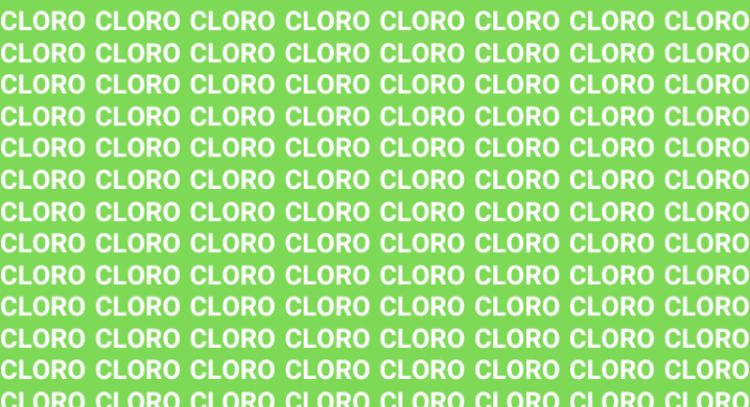 Solo alguien con vista de halcón puede encontrar la palabra 'Claro' en menos de 10 segundos