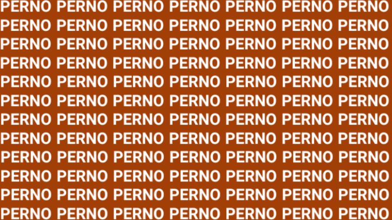 Sólo la mente de un genio puede encontrar la palabra 'Perro' en menos de 10 segundos
