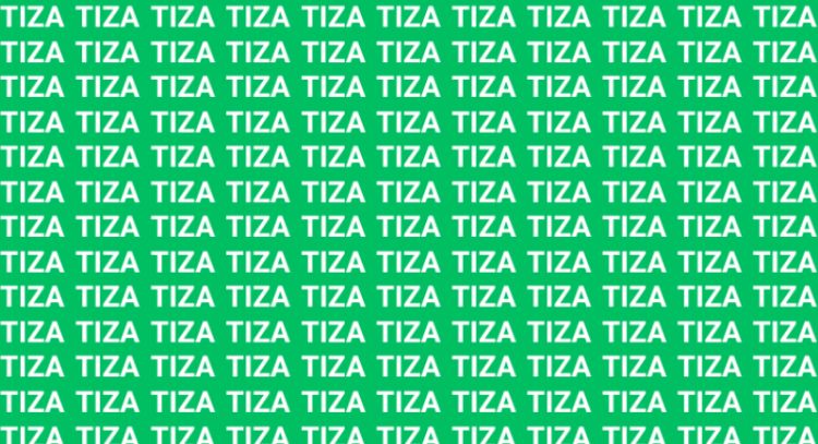 Sólo un auténtico genio puede encontrar la palabra 'Liza' en menos de 5 segundos