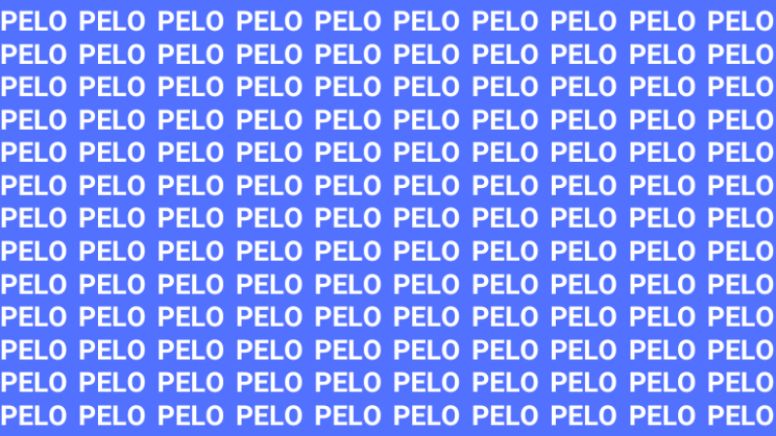 Solo una persona astuta puede encontrar la palabra 'Palo' en menos de 10 segundos