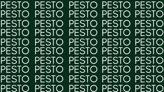 Sólo una mente muy brillante puede encontrar la palabra 'Pasto' en menos de 10 segundos