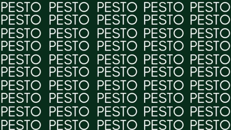 Sólo una mente muy brillante puede encontrar la palabra 'Pasto' en menos de 10 segundos