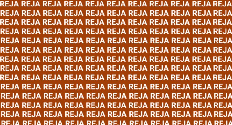 Sólo una persona muy ágil puede encontrar la palabra 'Reza' en menos de 10 segundos