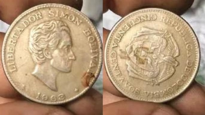 Entregan hasta $14.000.000 por esta moneda colombiana de 50 pesos