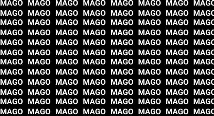Solo una vista entrenada puede encontrar la palabra 'Mano' en menos de 10 segundos