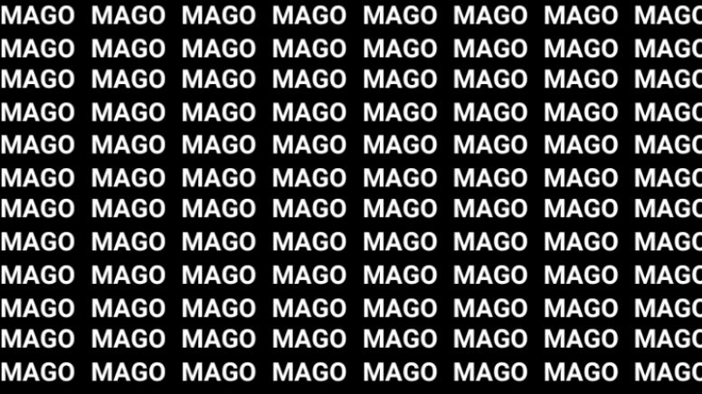 Solo una vista entrenada puede encontrar la palabra 'Mano' en menos de 10 segundos