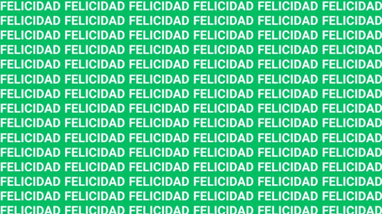 Solo una mente maestra puede encontrar la palabra 'Facilidad' en menos de 10 segundos