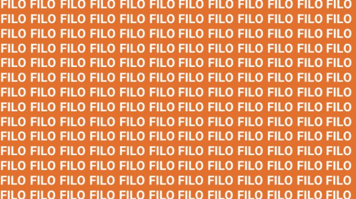 Solo alguien muy atento puede encontrar la palabra 'FINO' en menos de 10 segundos