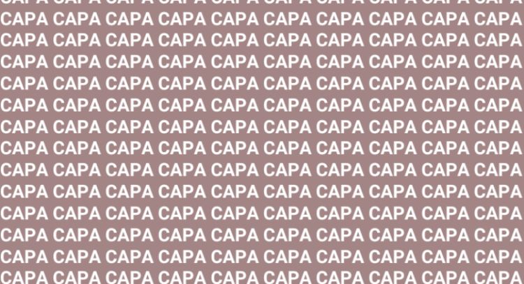 Sólo una vista de halcón puede encontrar la palabra 'CASA' en menos de 10 segundos