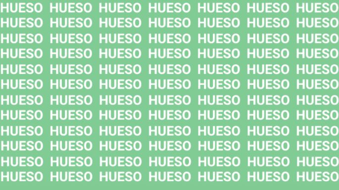 Sólo una mente muy brillante puede encontrar la palabra 'Huevo' en menos de 10 segundos