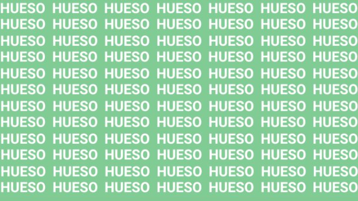 Sólo una mente muy brillante puede encontrar la palabra 'Huevo' en menos de 10 segundos