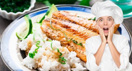 Arroz con salmón desmenuzado, aprende el paso a paso de esta deliciosa receta ideal para compartir en familia