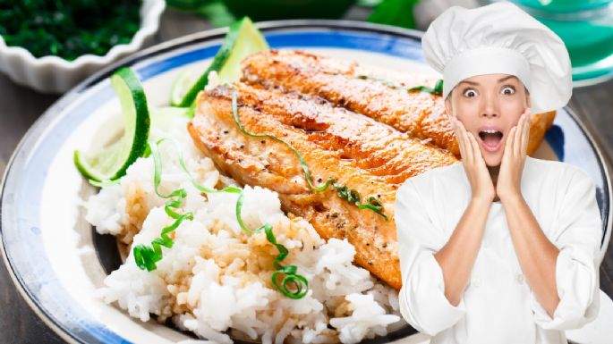 Arroz con salmón desmenuzado, aprende el paso a paso de esta deliciosa receta ideal para compartir en familia