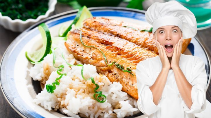 Arroz con salmón desmenuzado, aprende el paso a paso de esta deliciosa receta ideal para compartir en familia