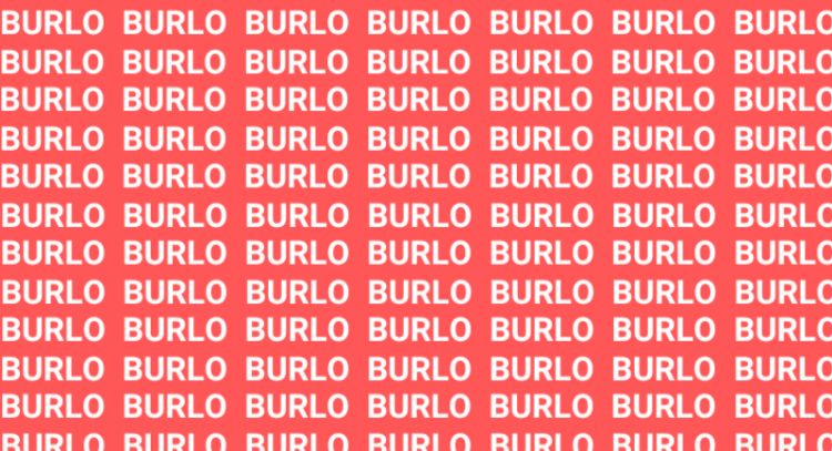Sólo una persona con vista de halcón puede encontrar la palabra 'Burro' en menos de 10 segundos