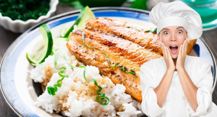 Arroz con salmón desmenuzado, aprende el paso a paso de esta deliciosa receta ideal para compartir en familia