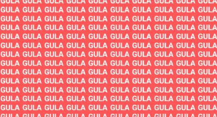 Solo una vista entrenada puede encontrar la palabra 'Gula' en menos de 10 segundos