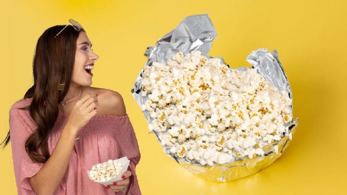 Maíz pira, aprende a hacer este clásico snack con solo 3 ingredientes y 1 papel aluminio