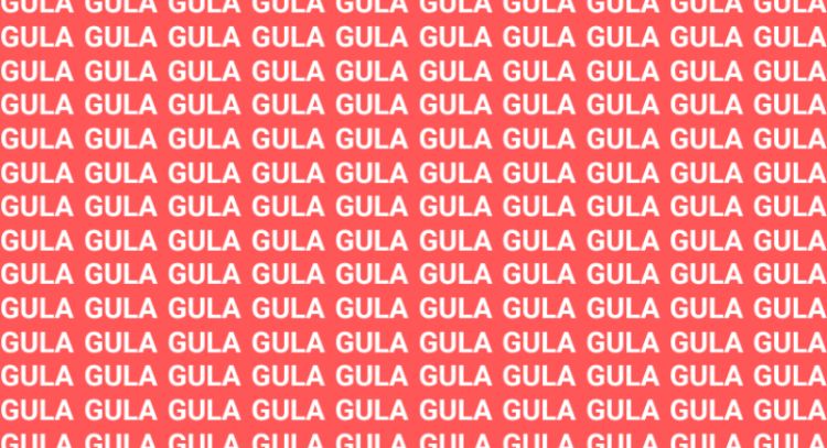 Solo una vista entrenada puede encontrar la palabra 'Gula' en menos de 10 segundos