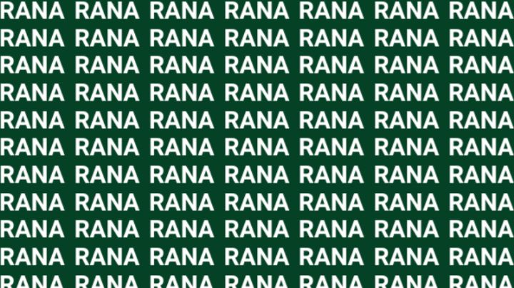 Solo una persona astuta puede encontrar la palabra 'Rama' en menos de 10 segundos