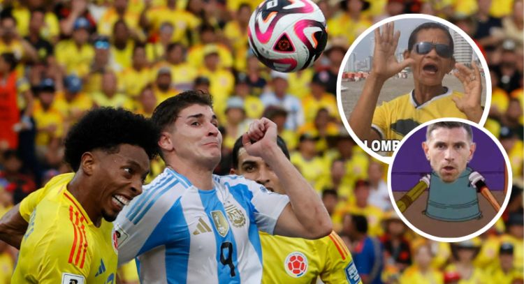 Los mejores memes de la victoria de Colombia ante Argentina por las Eliminatorias 2026