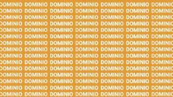 Solo una mente muy brillante puede encontrar la palabra 'Domingo' en menos de 10 segundos