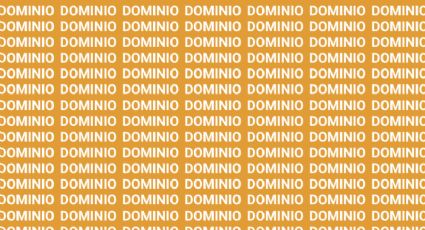 Solo una mente muy brillante puede encontrar la palabra 'Domingo' en menos de 10 segundos