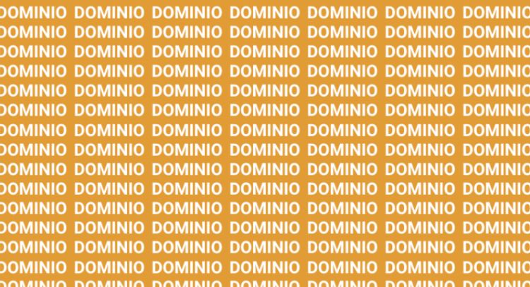 Solo una mente muy brillante puede encontrar la palabra 'Domingo' en menos de 10 segundos