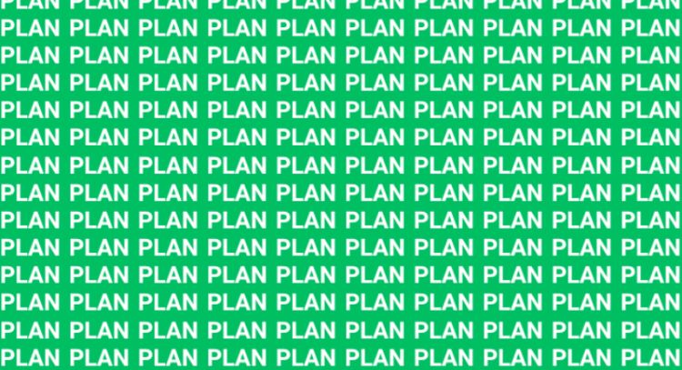 Solo una vista privilegiada puede encontrar la palabra 'Flan' en menos de 10 segundos