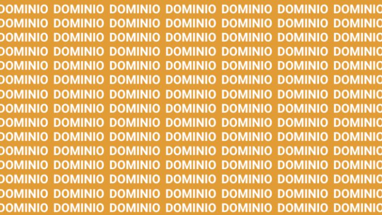 Solo una mente muy brillante puede encontrar la palabra 'Domingo' en menos de 10 segundos