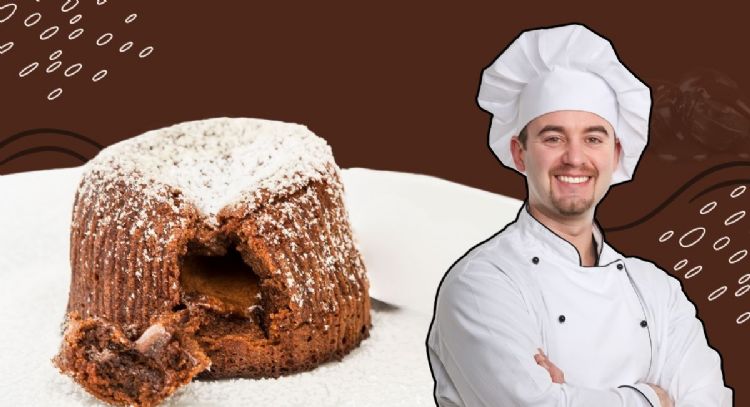 Volcán de chocolate, aprende a hacer esta deliciosa receta con solo 8 ingredientes