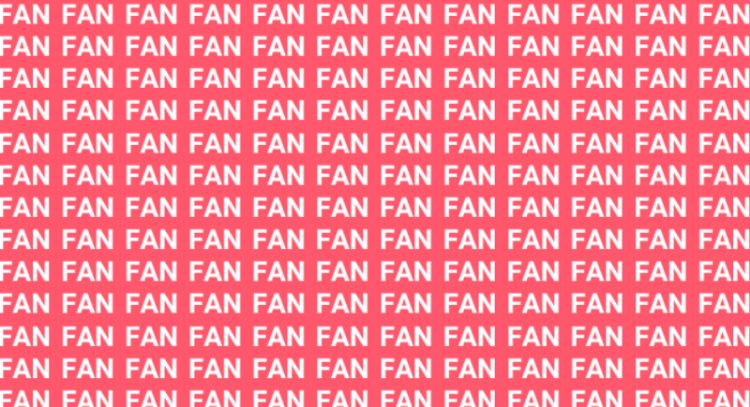 Sólo una persona atenta puede encontrar la palabra 'Pan' en menos de 10 segundos