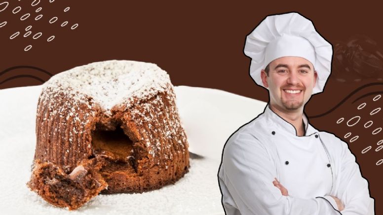 Volcán de chocolate, aprende a hacer esta deliciosa receta con solo 8 ingredientes