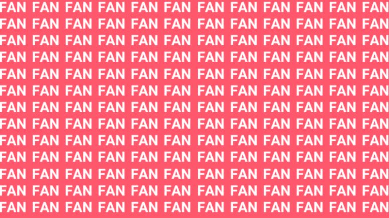 Sólo una persona atenta puede encontrar la palabra 'Pan' en menos de 10 segundos