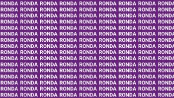 Solo una vista de halcón puede encontrar la palabra "Ronca" en menos de 10 segundos