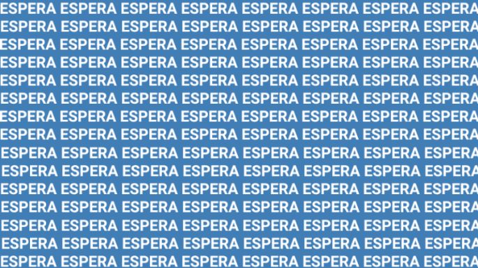 Solo una mente muy ágil puede encontrar la palabra 'Esfera' en menos de 10 segundos