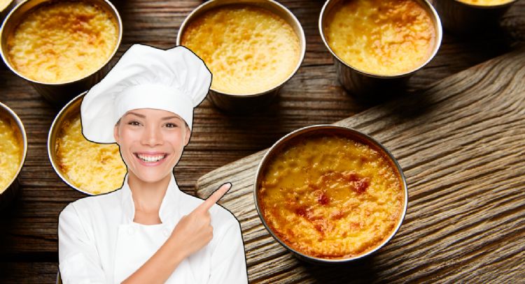 Aprende a hacer un flan saludable en un pocillo y con solo 4 ingredientes