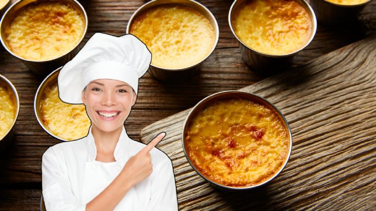 Aprende a hacer un flan saludable en un pocillo y con solo 4 ingredientes