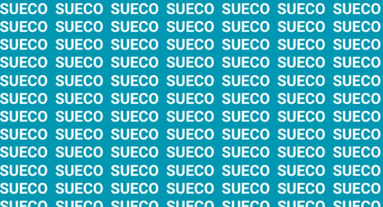 Solo una vista de águila puede encontrar la palabra "Suero" en menos de 10 segundos