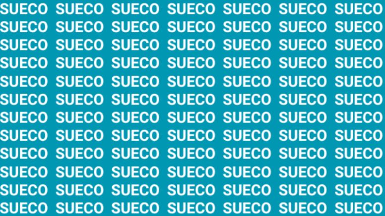Solo una vista de águila puede encontrar la palabra "Suero" en menos de 10 segundos