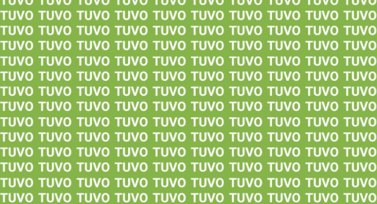 Solo una mente muy entrenada puede encontrar la palabra 'Tubo' en menos de 10 segundos