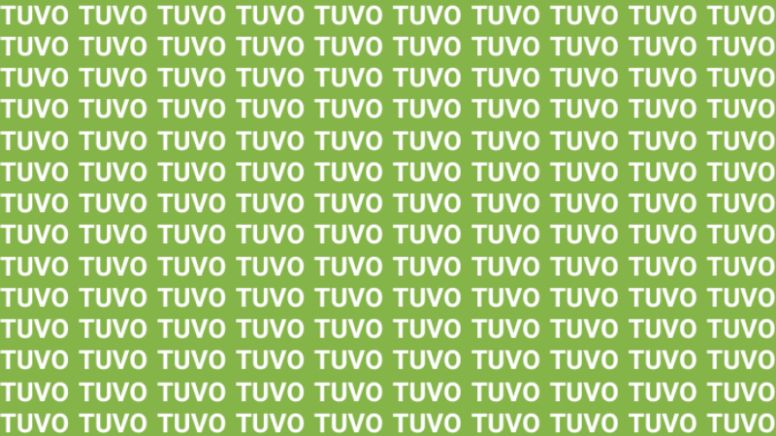 Solo una mente muy entrenada puede encontrar la palabra 'Tubo' en menos de 10 segundos