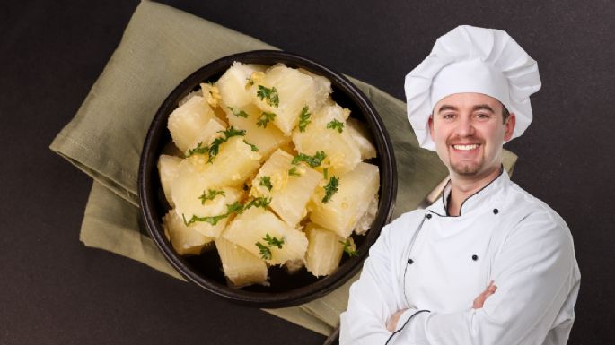 Yuca al ajillo, aprende a hacer esta sencilla receta en solo 3 pasos