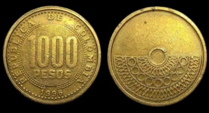 Entregan hasta 42,000 pesos por esta moneda colombiana de 1000 pesos