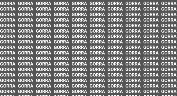 Solo una vista de águila puede encontrar la palabra "Garra" en menos de 5 segundos